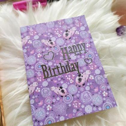 Happy Birthday 3d Greeting Card, Butterfly B-day..