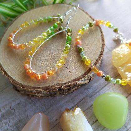 Spring Collection: Yellow Orange Green Bracelet,..