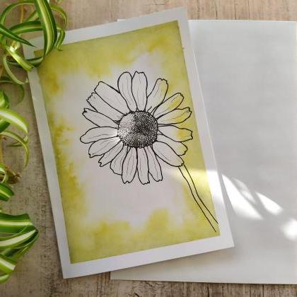 Botanical Watercolor Greeting Card For Her,gifting..