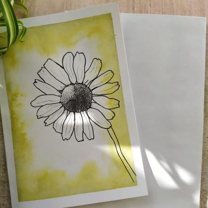 Botanical Watercolor Greeting Card For Her,gifting..
